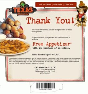 Texas Roadhouse Coupons - TexasRoadhouseMenu.us