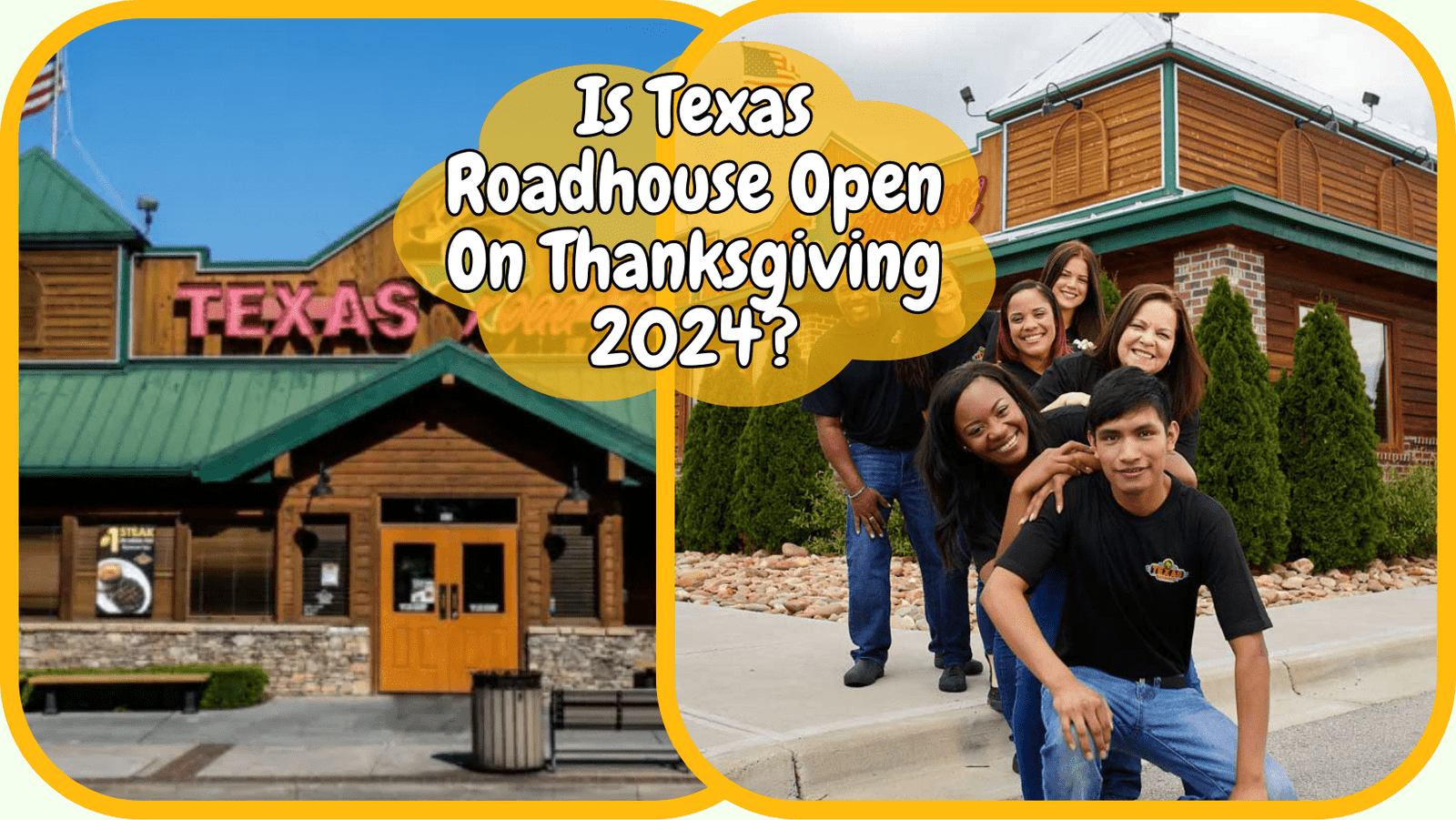 Is Texas Roadhouse Open On Thanksgiving 2024? Texas RoadHouse Menu